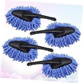 Resim ibasenice 4 Adet Araba Temizleme Aracı Araba Balmumu Fırçası Araba Yıkama Paspası Oto Yıkama Fırçası Araba Temizleme Paspası Temizlik Için Silgi Araç Fırçası Oto Aksesuarları Otomatik 