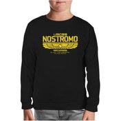 Resim Alien - Nostromo Siyah Çocuk Sweatshirt 
