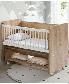 Resim Babywhen Sallanan Ve Tekerlekli Başucu Beşiği 60x120 Cm Ahşap 97b89109123n1 Ahşap 