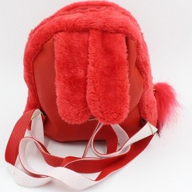 Resim Chantaky 039 3000 Peluş Tavşan Çocuk Sırt Çantası Kırmızı 