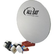 Resim Allsat Multifocus Fiber Çoklu Çanak Anten 90 CM 