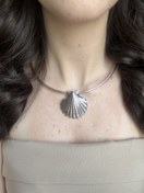 Resim İstiridye Detaylı Choker Kolye 