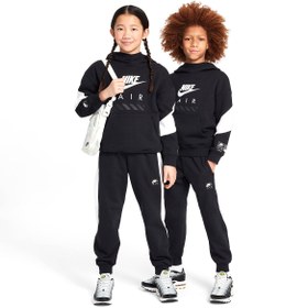 Resim Nike Air Fleece Çocuk Siyah Günlük Stil Eşofman Altı HF8811-010 