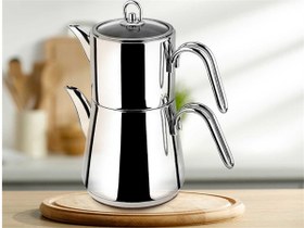 Resim Aryıldız Alya Çaydanlık Takım 10007 Ar1007 Gümüş 