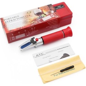 Resim ATC AK80 Alkol Refraktometre - Alkol Derecesi Ölçer 0-80% 