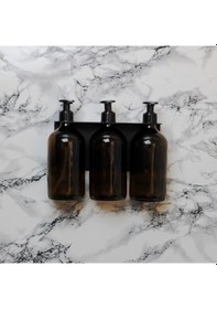Resim 3'lü Set Sıvı Sabunluk, Banyo Şampuanlık , Duş Jelilik, Sıvı Yağ 