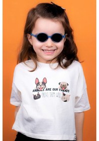 Resim Yeni-unisex 0-18 Ay Polarize Ve Uv Korumalı Mavi Çocuk Güneş Gözlüğü Mavi 
