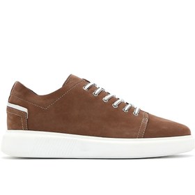Resim Derimod Erkek Vizon Bağcıklı Süet Deri Sneaker 24sfd640310 