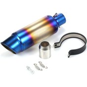 Resim Mufunye 38-51mm Evrensel Motosiklet Egzoz Borusu Kuyruk Yenileme Egzoz Susturucusu Motosiklet Atv'ye Uygun 240 