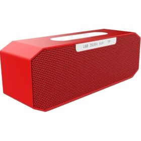 Resim Sharplace Çift Bas Stereo Hopestar P8 Taşınabilir Bluetooth Hoparlör Soundbar Kırmızı (Yurt Dışından) 