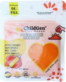 Resim Childgen 125 G Kartuş Oyun Hamuru Turuncu 