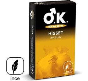 Resim Okey Hisset Prezervatif 10'lu 