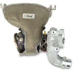 Resim AP Works Funk Motorsport BMW S58 uyumlu Titanyum Turbo Battaniyesi 