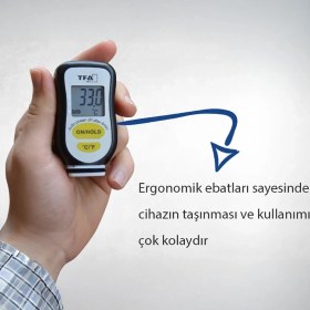 Resim Sevgift Tfa 14.1552.01 K Tipi Prob Okuyucu Termometre ve Prob 