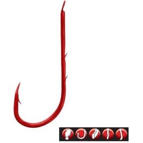 Resim Gamakatsu Ls-5260r No:6 Kırmızı Olta İğnesi 11adt 