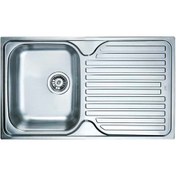 Resim TEKA Princess 50 B Paslanmaz Çelik Tek Gözlü Sağ Damlalıklı Eviye (TEKA.40109054) 