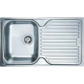 Resim TEKA Princess 50 B Paslanmaz Çelik Tek Gözlü Sağ Damlalıklı Eviye (TEKA.40109054) 
