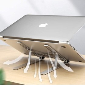 Resim KOİ TECH Laptop Standı Demir Manyetik Ayarlanabilir Ağır Kaliteli Ömürlük Laptop Standı 