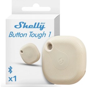 Resim Blu Button Tough Ivory | Bluetooth Kontrollü Akıllı Düğme | Cihazların Kısılması, Açılması ve Kapatılması ve Sahneleri Etkinleştirme, Ev Otomasyonu | Koruma Sınıfı IP54 | Ios Android Uygulaması 