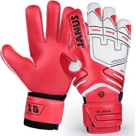 Resim Xindoker Kaleci Eldiveni Korumalı Parmaklı, Anti Kayma Eva & Lateks, Çift Katlı Dirsek Koruması, Erkek/genç/çocuk, Futbol Antrenmanı, Kırmızı 10 Numara Kırmızı 