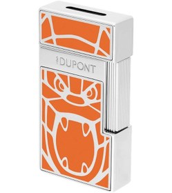 Resim S.t. Dupont Orlinski Series Biggy Turuncu Gümüş Puro Çakmağı 25063 