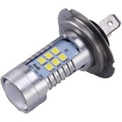 Resim Pazly Led H7 Motosiklet Far Ampulü 21x3030 Çip 1200lm 360 Aydınlatma Beyaz 
