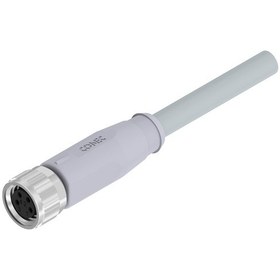 Resim M8 4 Pin Dişi Düz 5 Metre Pvc Sensör Kablosu Conec 42-10034 