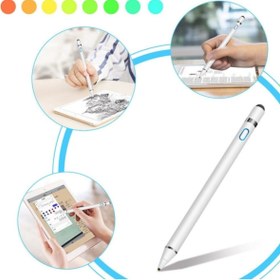 Resim m.tk moveteck Samsung Galaxy Tab S7 Fe Lte Uyumlu Stylus Pen Aktif Kapasitif Dokunmatik Tablet Kalemi 