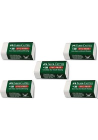 Resim Faber Castell Pvc Free No:30 Küçük Boy Beyaz Silgi 5 Li 
