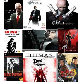 Resim Pc Game Windows Uyumlu Hitman,maxpayne,onimusha Collection 9 Oyunluk Özel Seri DVD 