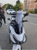 Resim Motocam Rks Newlight Pro Siperlik Ön Cam 2023 2024 Model 75cm Açık Füme Renkli 4mm Uzun Boylu 
