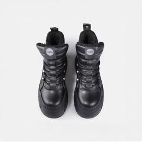 Resim Buffalo Kadın / Kız Oxford ( Klasik) 1622608 GOSPHER HIKE MID PAD - VEGAN Nappa- Black 