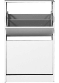 Resim Flat Duo 2 Katlı Ayakkabılık Dolabı - Beyaz 