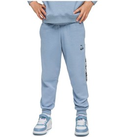 Resim Puma X Hot Wheels Sweatpa Mavi Unisex Çocuk Eşofman Altı 000000000102278299 Mavi 