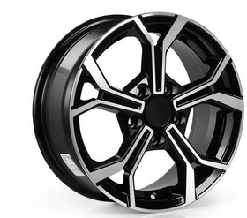 Resim EMR-W616-02 6.5x16" -5x112 ET35 57.1 Black Diamond Jant (4 Adet) 