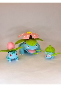 Resim Pokemon Ivysaur - 3d Pokemon Figürü 
