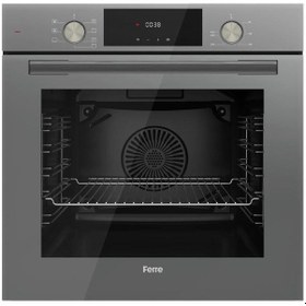 Resim Ferre QMS63CPR - D079 2'li Gri Cam Ankastre Set 