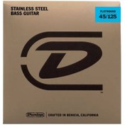 Resim Jim Dunlop Flat Wound 5 Telli Bas Gitar Teli (45-125) 