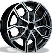 Resim Emr -E286-01 8.0x18" -5x120 ET45 65.1 Black Polished Jant (4 Adet) 