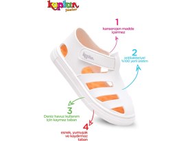 Resim Kaptan Junior Kız Çocuk Bebek Ayakkabı Sandalet Bmlk 600 