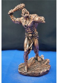 Resim Kiklop Tepegöz Biblo Mitolojik Tasarım Cyclops Heykel 21 Cm Ev Dekor & Hediyelik Aksesuar Bakır 