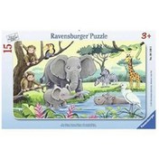 Resim Ravensburger 15 Parça Çerçeveli Puzzle Hayvanlar 061365 