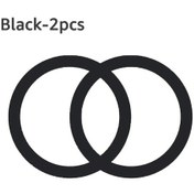 Resim Untoom 2'li Paket Magsafe Manyetik Plaka Halkası - Evrensel Araç Tutucu Ve Kablosuz Şarj Desteğiblack Black 