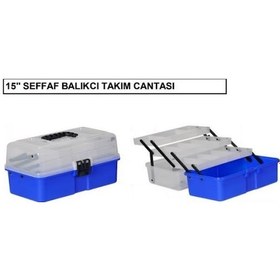 Resim 15'' Sefaf Balıkçı Takım Çantası 