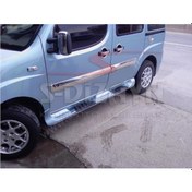 Resim S-Dizayn Fiat Doblo Krom Yan Kapı Çıtası 4 Prç 2006-2010 geniş 