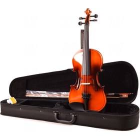 Resim Manuel Raymond MRV44FLM Orta Seviye Keman Seti (4/4 Hareli) | Hareli Akçaağaç Görünüm Şık Tasarım 