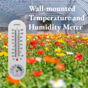 Resim FOREVERTOOL Duvar Tipi Termometre - Fahrenheit/Celsius Çift Ölçekli (-58°F ila +140°F / -50°C ila +60°C), Kolay Okunur Kadranlı, Sera, Bahçe, Ev, Teras, Mahzen için - Bitki Büyüme İzleme ve Çevresel Kontrol için İdeal, Ev Hava Takip Cihazı, Kompakt Tasarım, Yüksek Hassasiyetli Alet, Sıcaklık Göstergesi, Sera Sahipleri, Dış Mekan Sıcaklık Ölçer, Dayanıklı Yapı, Hava İstasyonu, Tarım Profesyonelleri 
