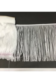 Resim karantuhafiye Püskül Saçak Beyaz 40 Cm 1 Metre 