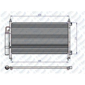 Resim Klima Radyatoru Kondenser Honda Civic 2005- 640X310X16 504608273 