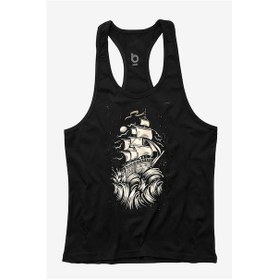 Resim Bluu Wave Fitness Gym Tank Top Sporcu Atleti (532942486) 